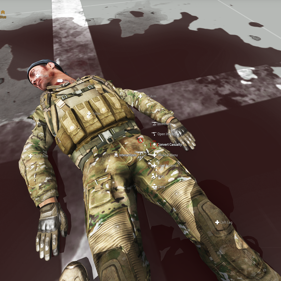 Convert casualty action